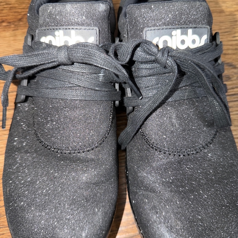 Snibbs Spacecloud Work Sneakers Black Running Diamonds Women’s Size 10